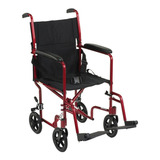 Silla De Ruedas Acero Traslado Drive Medical Liviana 12 Kg