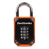 Fortlocks - Candado De Combinacin De 4 Dgitos, Resistente, D