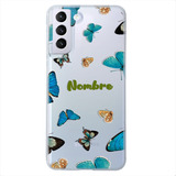 Funda Para Galaxy Mariposas Personalizada Con Nombres