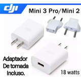 Carregador Dji Mini 1, Mini 2, Mini Se, 18w, Original.