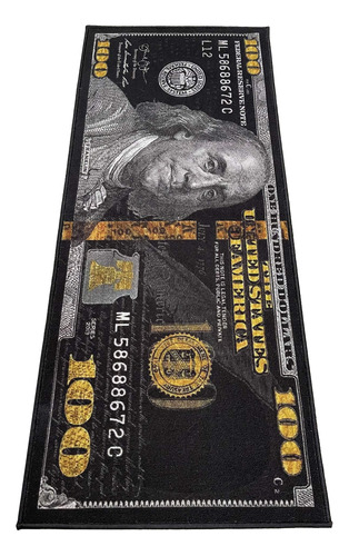 Black Money Rugs - Alfombra De 100 Dolares Para Sala De Esta