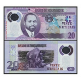 Grr-billete Mozambique 20 Meticais 2011 - Rinoceronte
