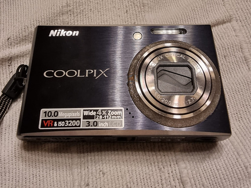 Cámara Digital Nikon Coolpix S610 Batería Adicional Cargador