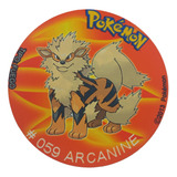 Mousepad De Tazo Pokemon De Modelo #059 Arcanine