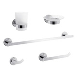 Set Baño Fv Kit Accesorios 5 Piezas Triades 0179.05/c3 Cromo