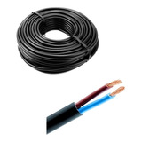 Cable Tipo Taller 2x0,75 Mm Bipolar Alargue Rollo 100mts Tpr