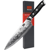 Cuchillo De Cocina Damasco Japonés Profesional  67capas 20cm