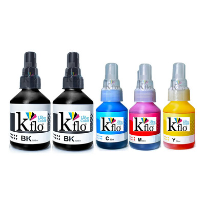 Kit 5 Tintas Compatibles Kflo Brother HL-T4000DW T4500DW Negros Cian Magenta Amarillo | Meses sin interés
