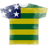 Camisa Camiseta Bandeira Goiás Goiânia Centro-oeste Brasil 1