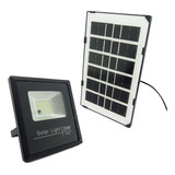 Proyector Solar Led De 25w Con Panel De 46 Led Y Control 