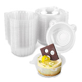 Porta Cupcakes Cajas Individuales Para , 100 Recipiente Ppp