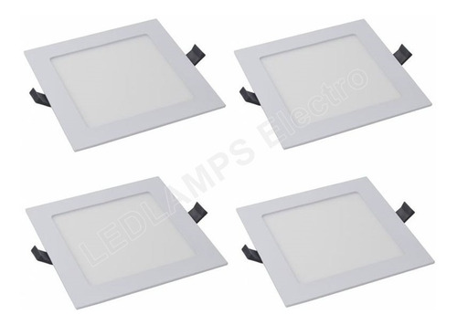 Panel Plafon Led Embutir Ledvance By Osram 24w Cuadrado X4