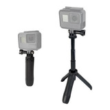 Mini Bastão De Mão Tripé Para Câmeras Gopro Hero Compactas