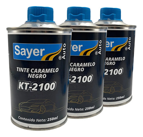 Tinta Caramelo 3 Pzas Sayer Automotriz Pintura Candy 9 Tonos