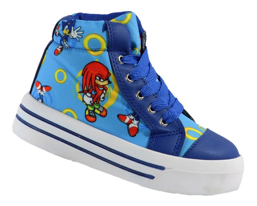 Tenis Bota Niño Sonic The Hedgehog Spiderman Avengers Heroes