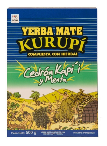 Yerba Mate Kurupí Cedrón Y Menta 500g