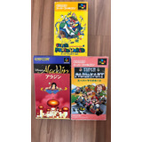 Jogos Completos De Super Famicom (lote Com 3 Cibs)