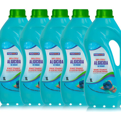 Algicida Choque Togmax 5l Kit 5x1l Piscina Verde Clara | Frete grátis