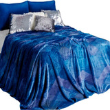 Cobertor Ligero Azul King Size Regina