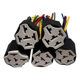 Set 5 Piezas Arnes Conector Para Relevador Relay De 5 Patas 