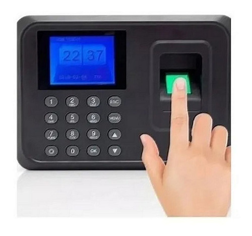 Relógio D Ponto Dedo Impressão Digital Eletrônico Biométrico