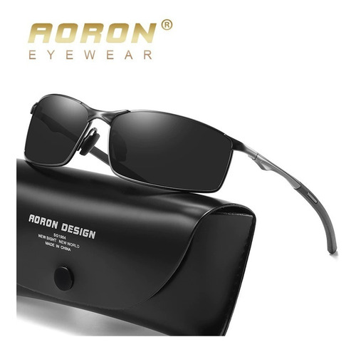 Gafas Polarizadas Marca Aoron Design + Portagafa De Viscera 