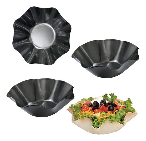 Moldes Grandes Para Hacer Tazones De Taco, Paquete De 3 Mold