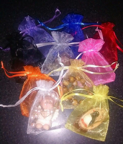 Bolsas De Organza  6x8 X 100 Bolsitas Precio !!