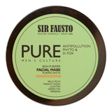 Sir Fausto Pure Máscara Facial Purificante Detox Barba Local