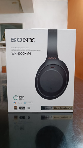 Auriculares Sony Wh-1000xm4 Color Negro -70 Hs De Uso-