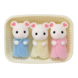 Calico Critters Marshmallow Mouse Triplets Ratones Trillizos