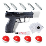 Marcadora Gotcha T4e Hk Vp9 Paintball .43 Negro Xchws P