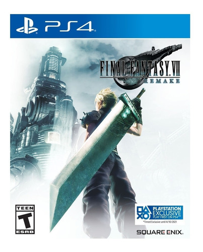 Final Fantasy Vii Remake Intergrade  Final Fantasy Vii Standard Edition Square Enix Ps4 Físico