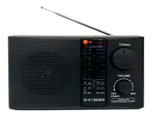 Radio Parlante Sonivox R116 Recargable Usb 