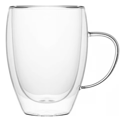 Taza De Café De 300 Ml Vaso Doble Transparente