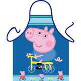Delantales Divertidos Infantil Peppa Pig Bici Elroperitodean