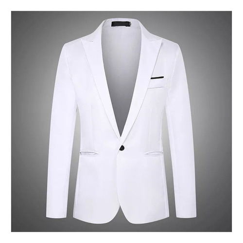 Blazer Casual Masculino De Manga Comprida, Jaqueta