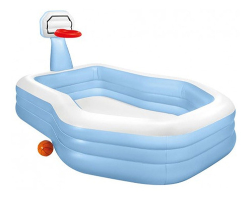 Piscina Inflável Infantil Com Cesta De Basquete 790l - Intex