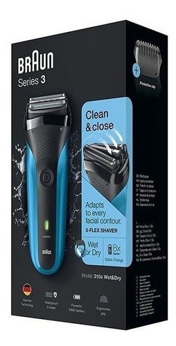 Barbeador Braun Serie 3 310s Men Electric Clean Shaver 