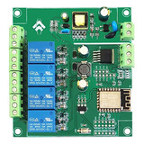 Módulo De Relé Wifi Inalámbrico Esp8266 De 4 Canales Esp-12f