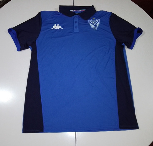 Velez Chomba Azul Y Negra Poliéster Marca Kappa, Talle Xxl