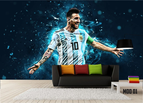 Vinilos Decorativos Pared Lionel Messi Argentina