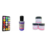 Kit Manicure: Monómero + Polvos Acrílicos + Polimeros