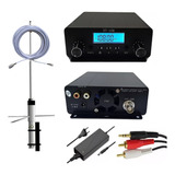 Transmissor Pra Rádio Fm 15w Kit Completo Som  Estéreo 