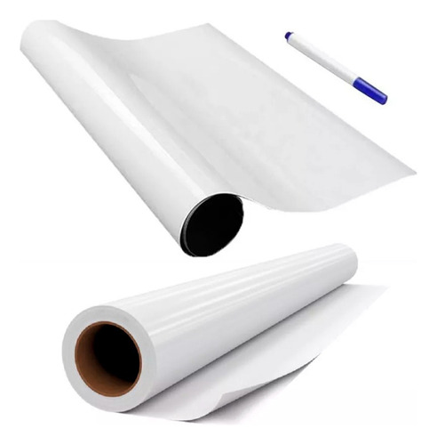 Pizarra Blanca Para Marcador - Vinilo Adhesivo 1.26m X 3m