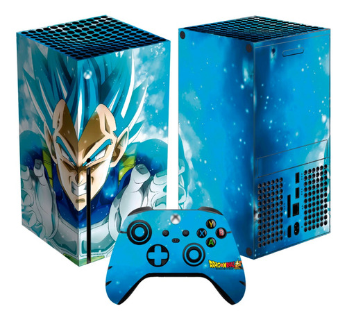 Skin Vegeta Para Xbox Series X Set Stickers