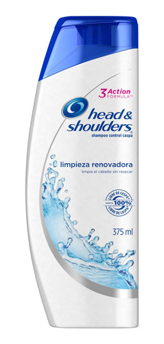 2 Pzs Head & Shoulders Shampoo Limpieza Renovadora 375ml