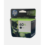 Cartucho De Tinta Hp 60xl Negra Original 