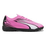 Botines Puma Ultra Play Tt Hombre Fútbol Rosa