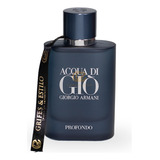 Perfume Acqua Di Giò Profondo 125ml Giorgio Armani Original